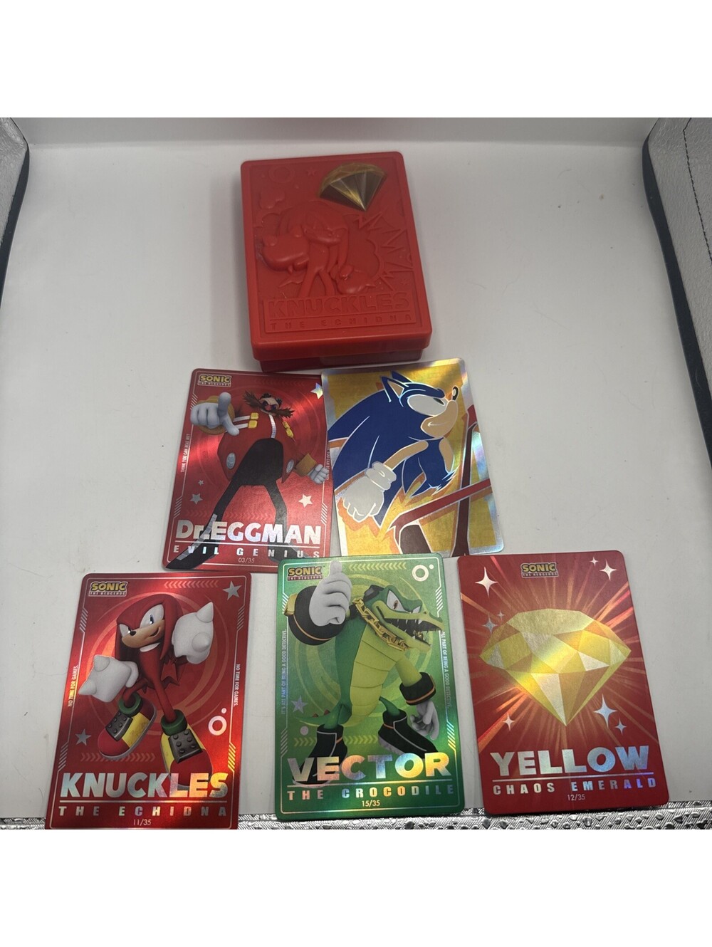 Wendy's Sonic Wendy's 2026 5 Cards + Knuckles Case IN HAND SHIPS NOW